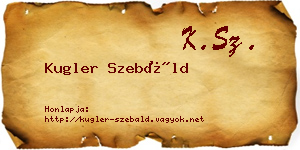 Kugler Szebáld névjegykártya